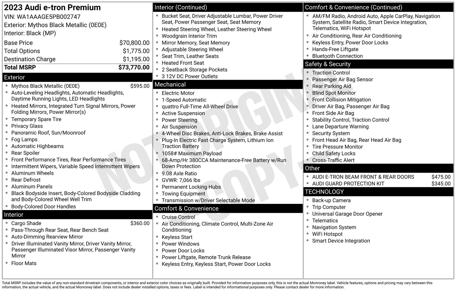 Used 2023 Audi e-tron Premium image 3