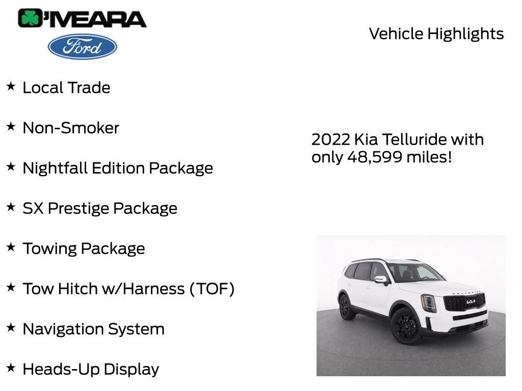 Used 2022 Kia Telluride SX w/ SX Prestige Package AWD/4WD image 8