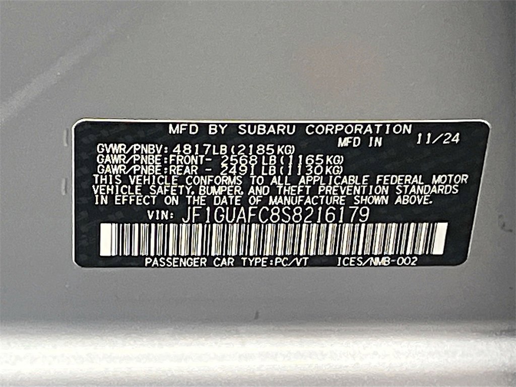 Used 2025 Subaru Impreza 2.0i Sport image 31