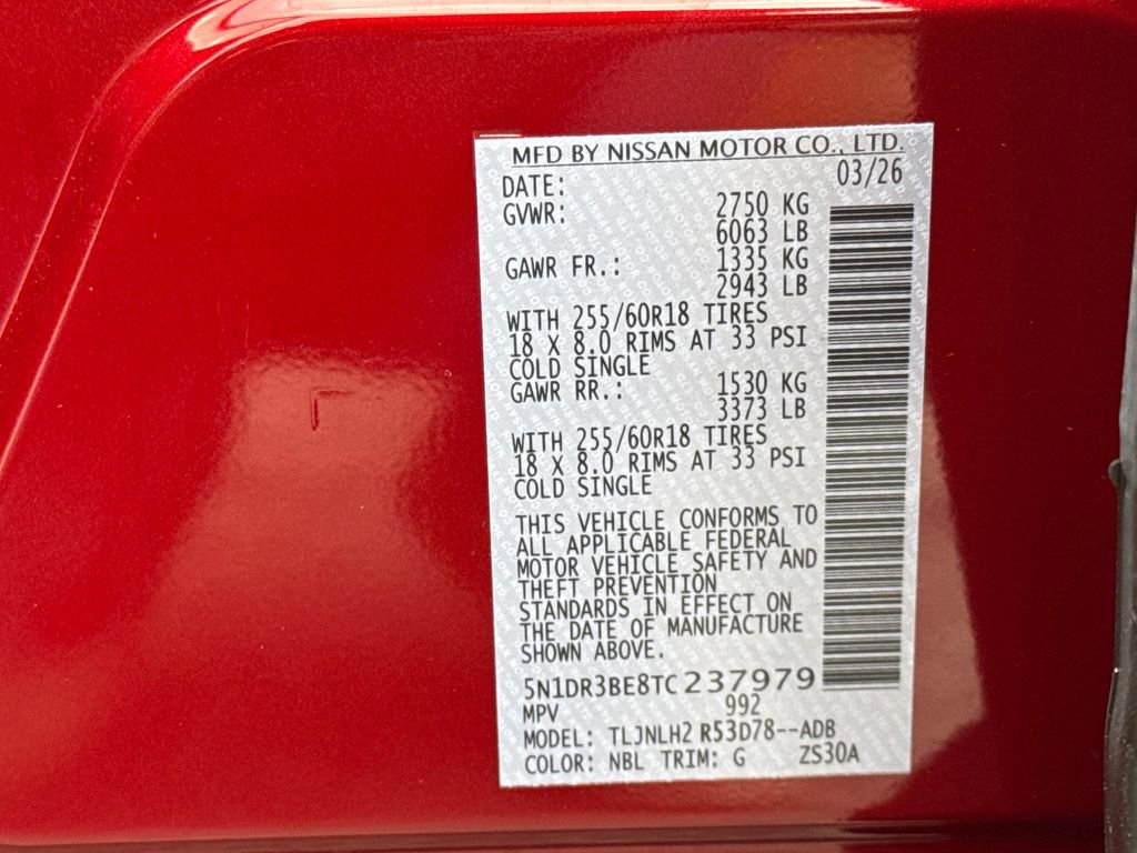 New 2026 Nissan Pathfinder SV w/ SV Premium Package image 31