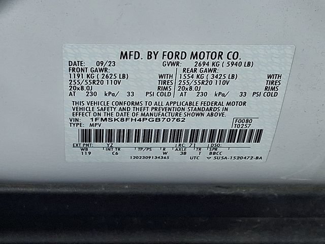 Used 2023 Ford Explorer Limited AWD/4WD image 26