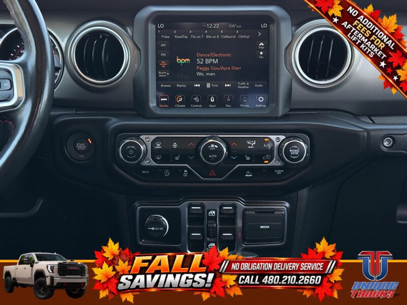 Used 2022 Jeep Gladiator Rubicon w/ LED Lighting Group AWD/4WD image 36