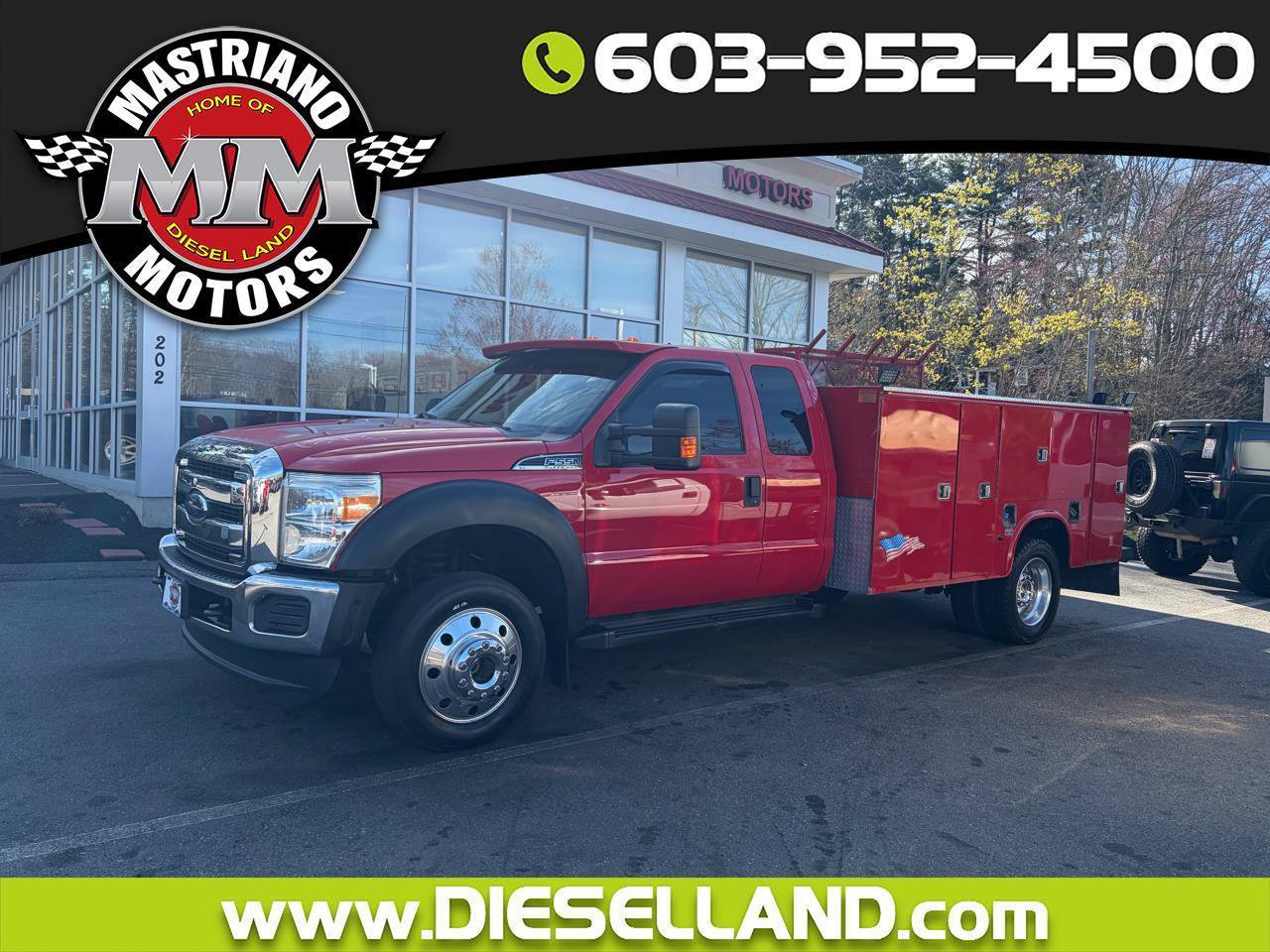 Used 2013 Ford F550 4x4 SuperCab Super Duty w/ Payload Upgrade Pkg