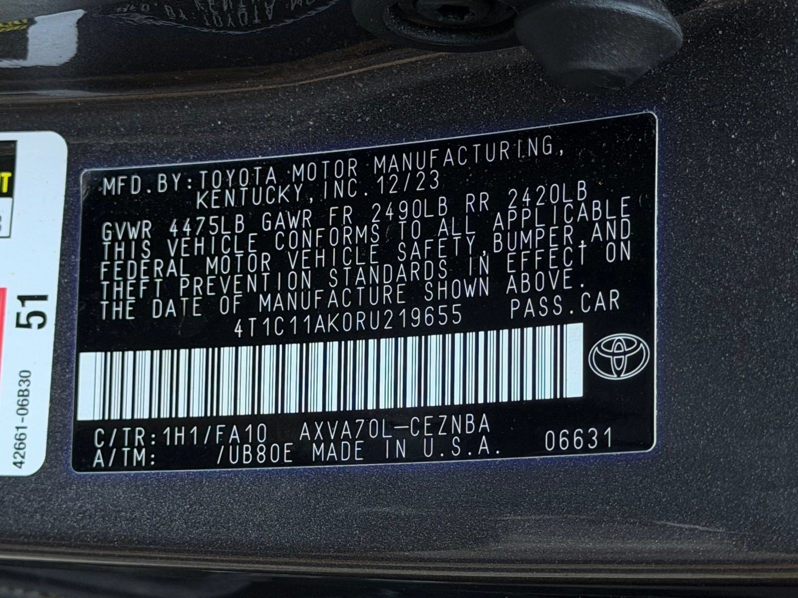 Used 2024 Toyota Camry LE FWD image 24