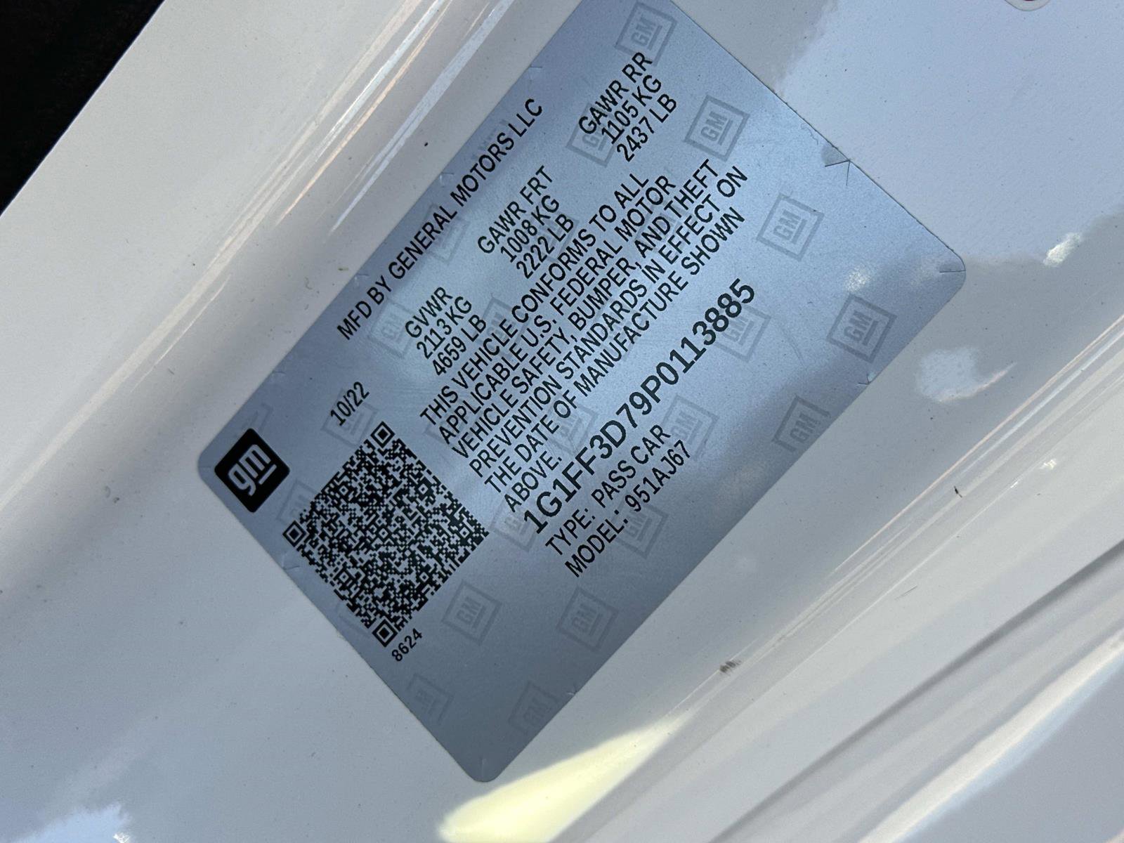 Certified 2023 Chevrolet Camaro LT w/ RS Package image 18