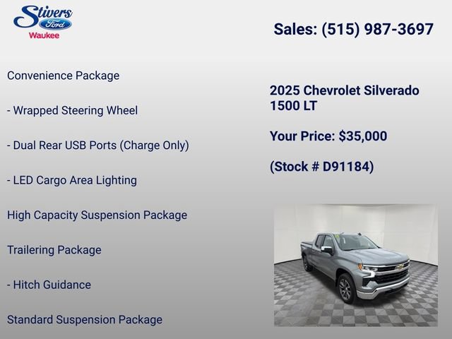 Used 2025 Chevrolet Silverado 1500 LT AWD/4WD image 16