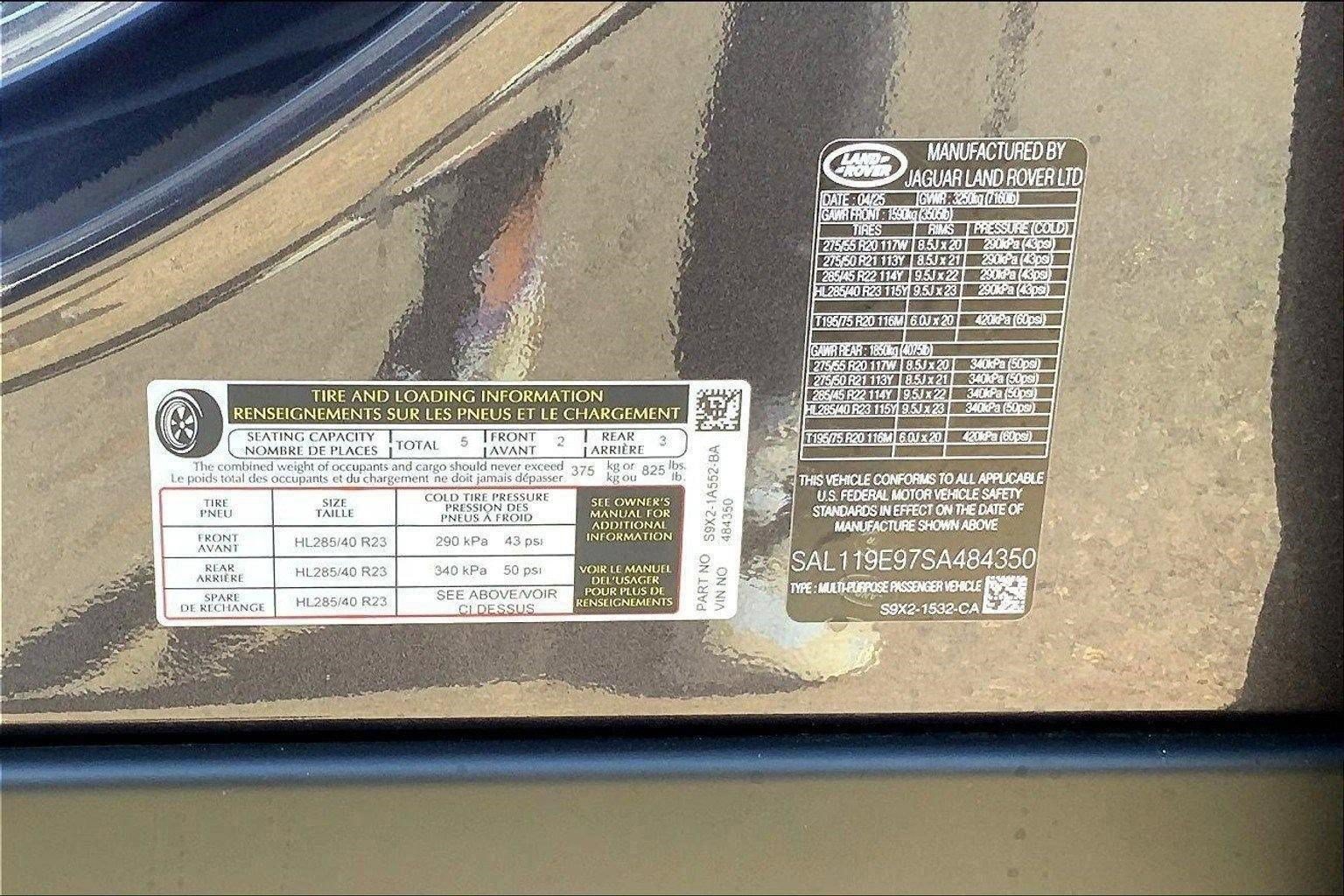 New 2025 Land Rover Range Rover Sport Autobiography AWD/4WD image 9