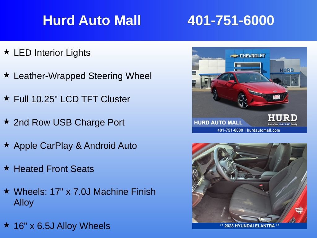 Used 2023 Hyundai Elantra SEL w/ Convenience Package FWD image 24