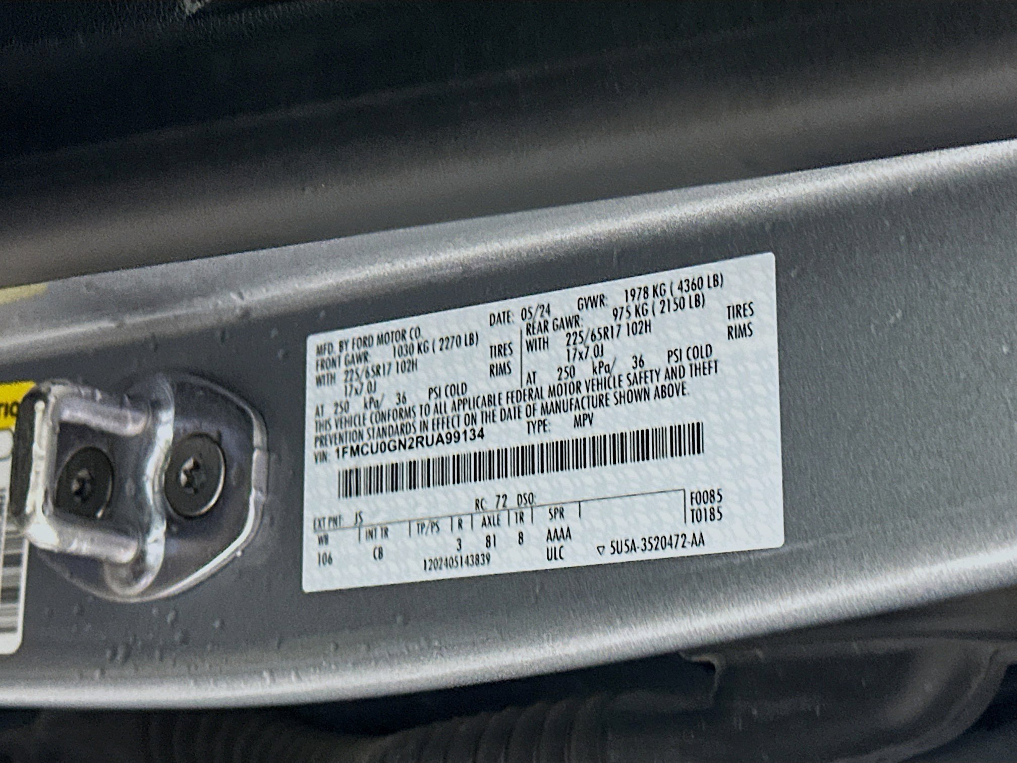 Used 2024 Ford Escape Active FWD image 12