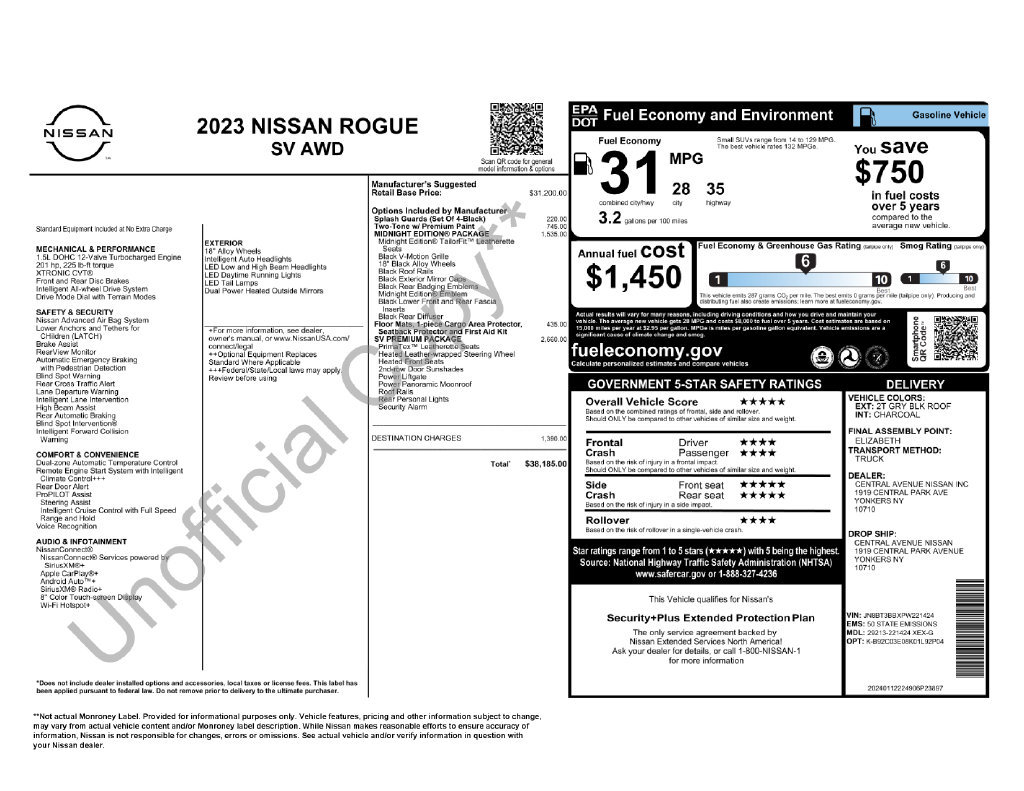 Used 2023 Nissan Rogue SV w/ SV Premium B Package AWD/4WD image 19
