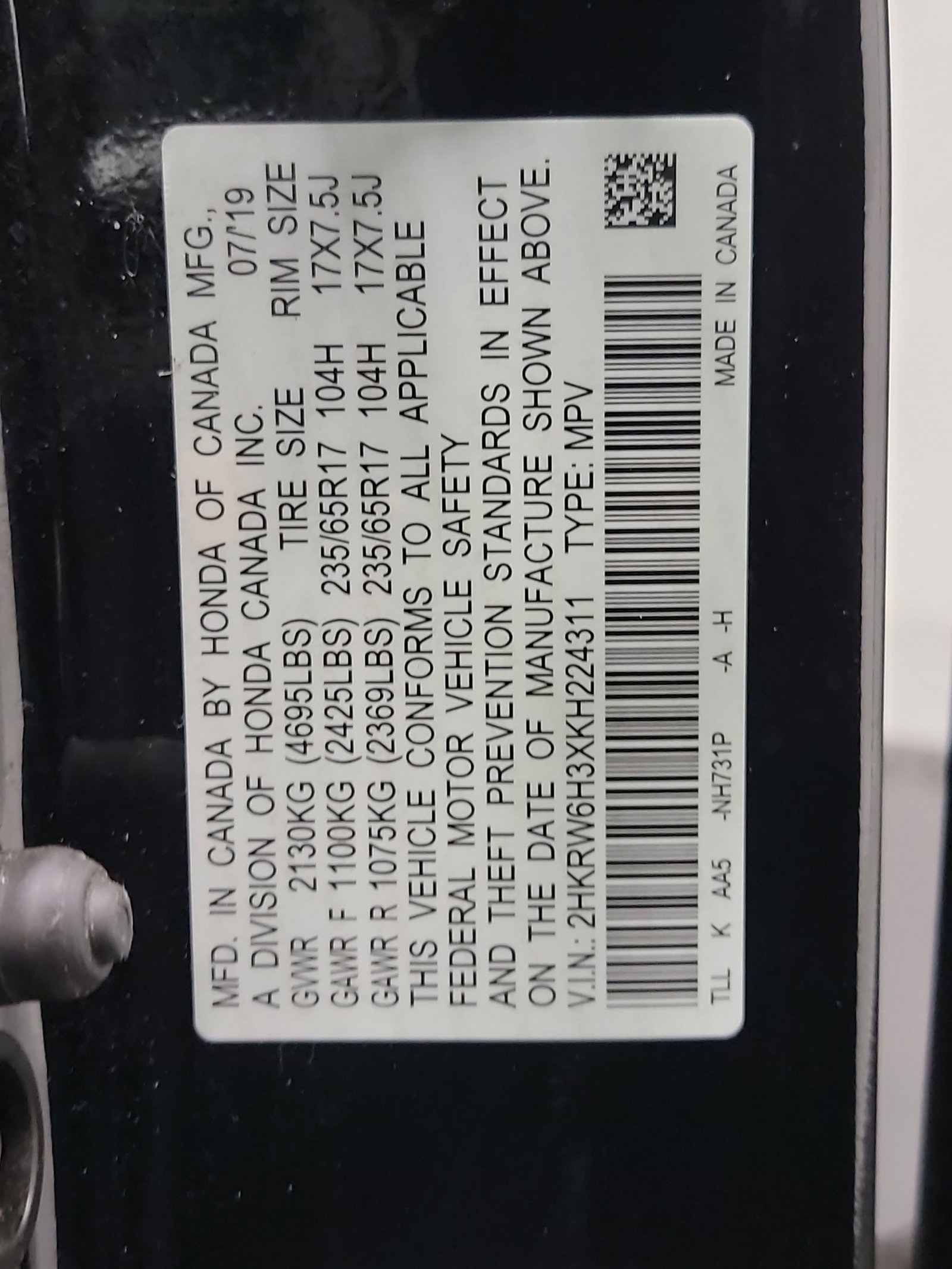 Used 2019 Honda CR-V LX image 32