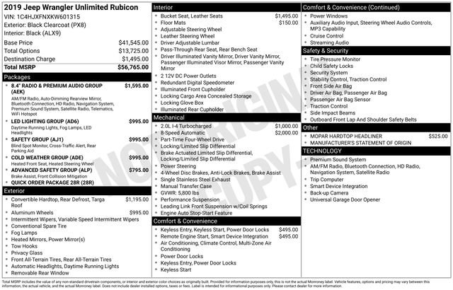 Used 2019 Jeep Wrangler Unlimited Rubicon image 4