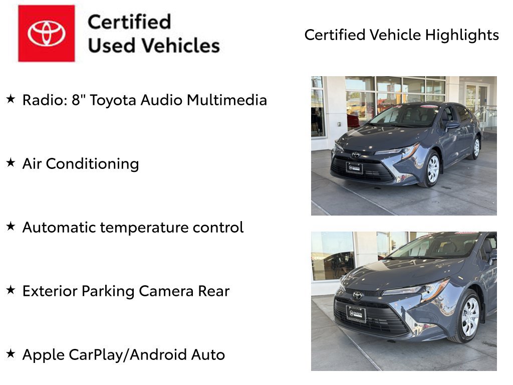 Certified 2026 Toyota Corolla LE FWD image 7