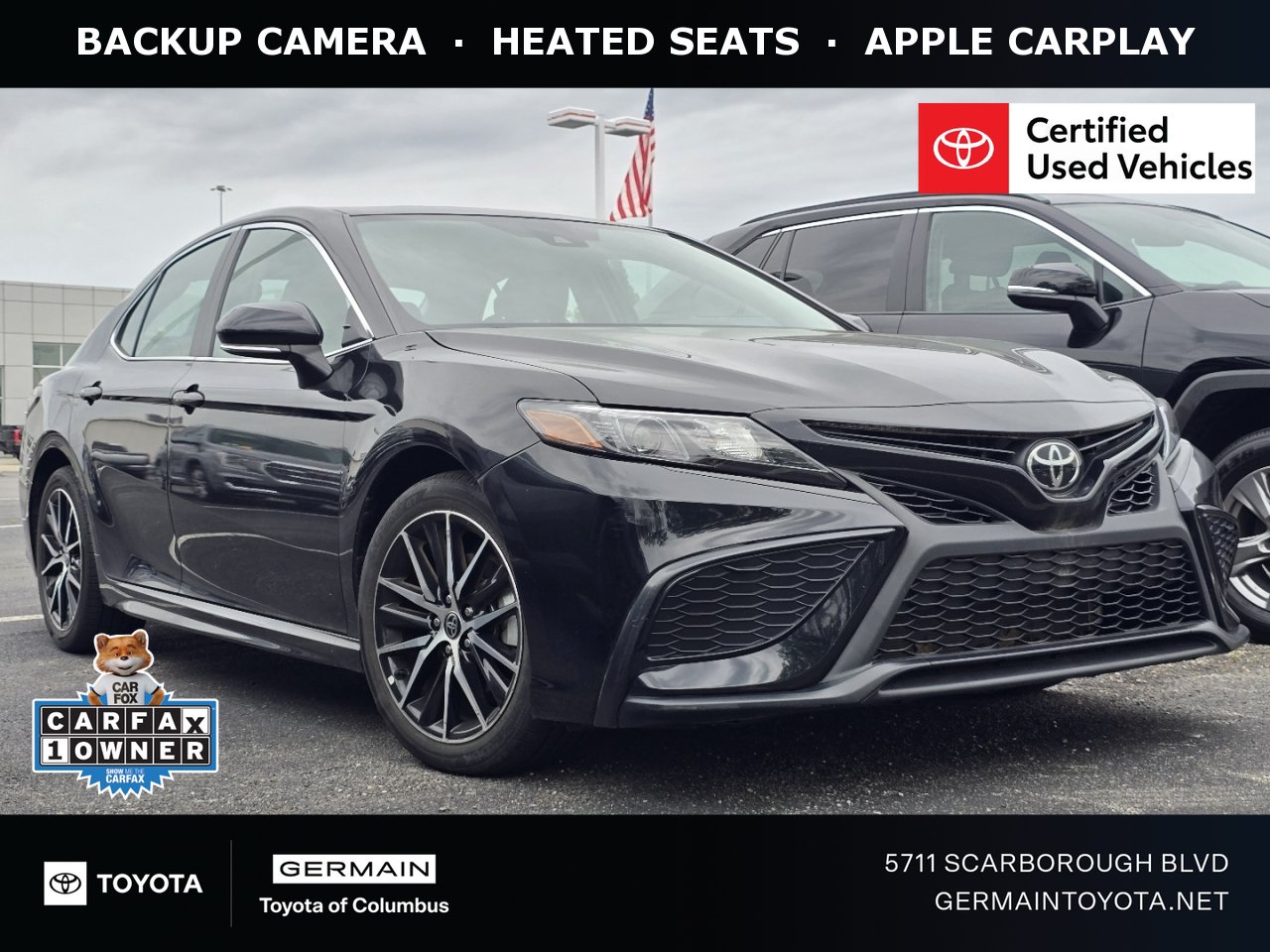 Certified 2024 Toyota Camry SE w/ Cold Weather Package AWD/4WD image 1