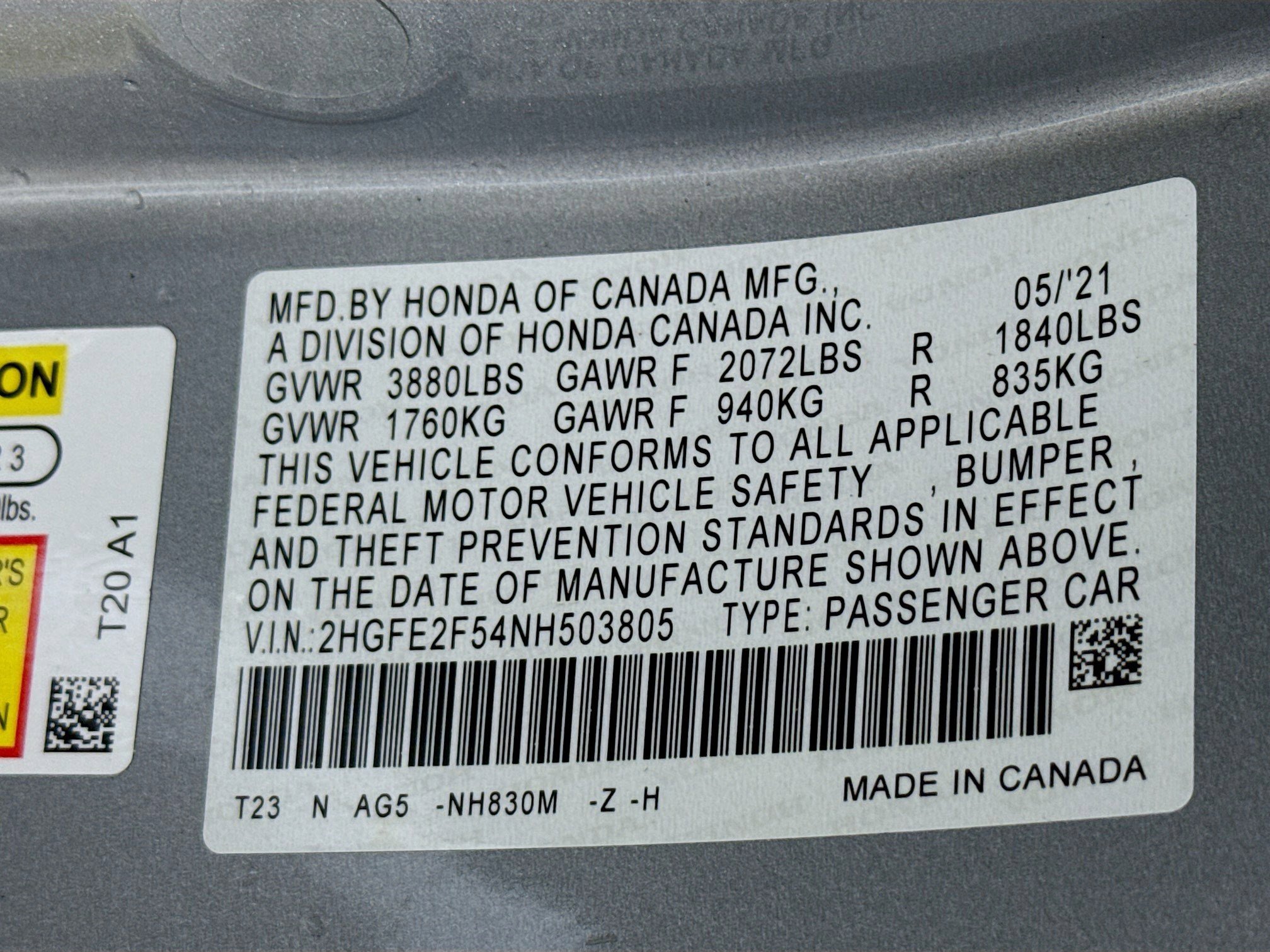 Used 2022 Honda Civic Sport image 38