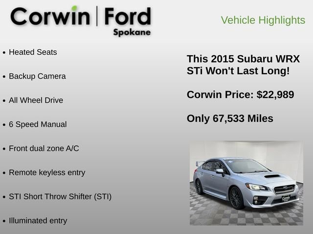 Used 2015 Subaru WRX STI image 6