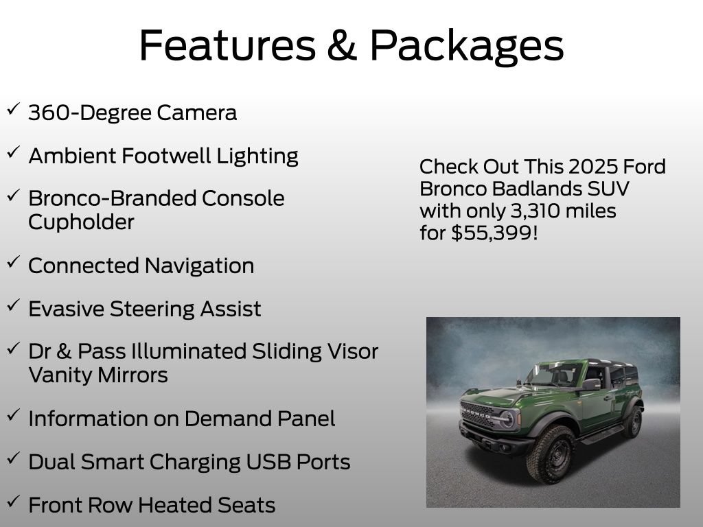 Used 2025 Ford Bronco Badlands AWD/4WD image 17