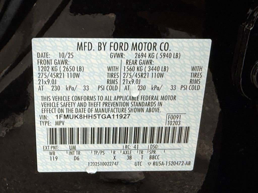 New 2026 Ford Explorer Platinum image 28