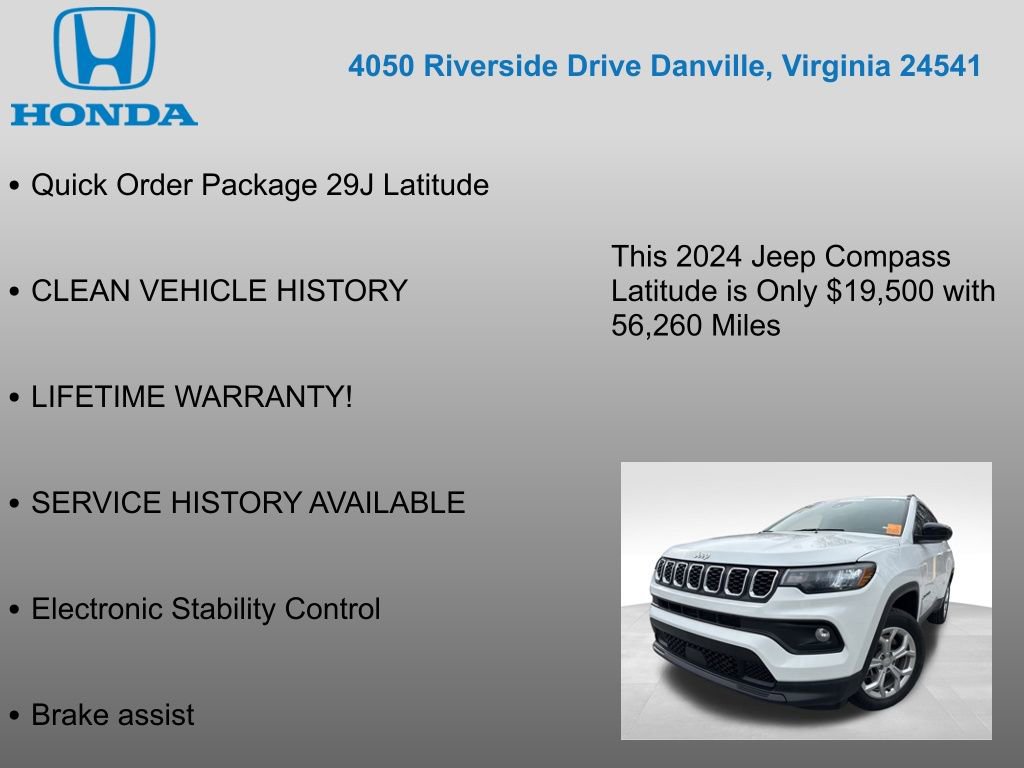 Used 2024 Jeep Compass Latitude image 7
