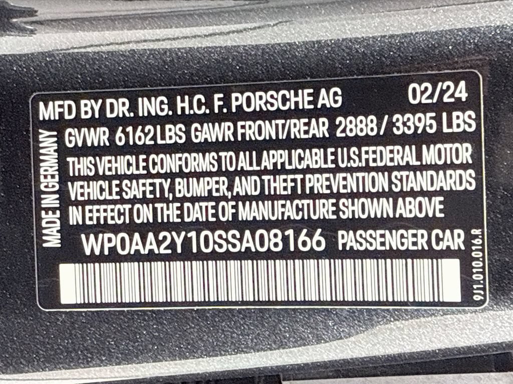 Certified 2025 Porsche Taycan RWD image 12