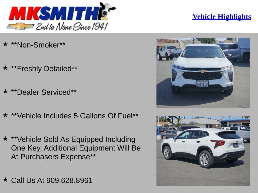 Used 2024 Chevrolet Trax LS FWD image 2