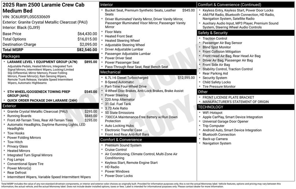 Used 2025 RAM 2500 Laramie image 30