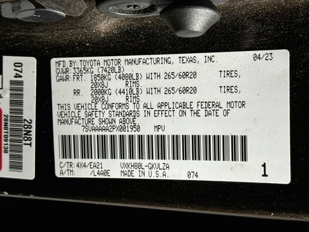 Used 2023 Toyota Sequoia Limited RWD image 44