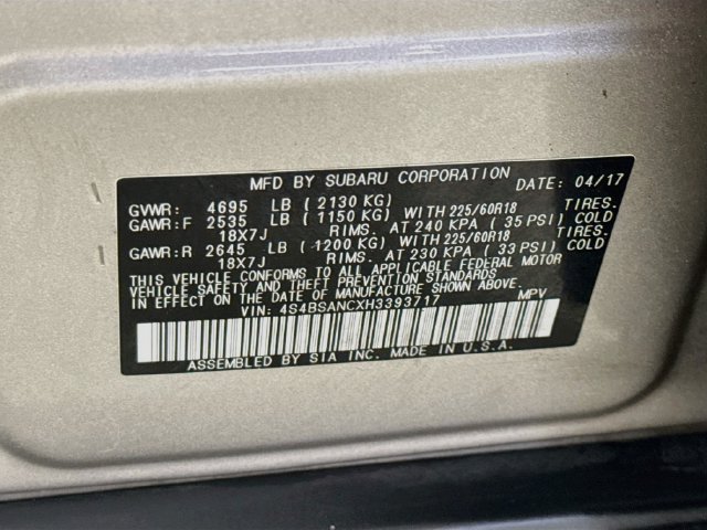 Used 2017 Subaru Outback 2.5i Limited AWD/4WD image 39