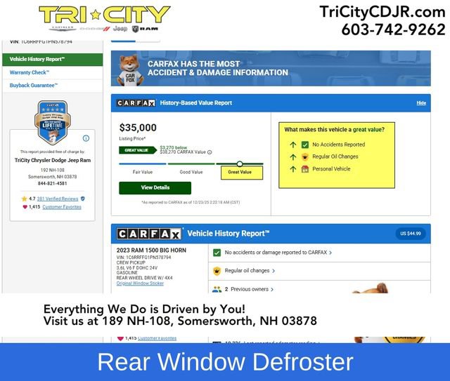 Used 2023 RAM 1500 Big Horn image 11