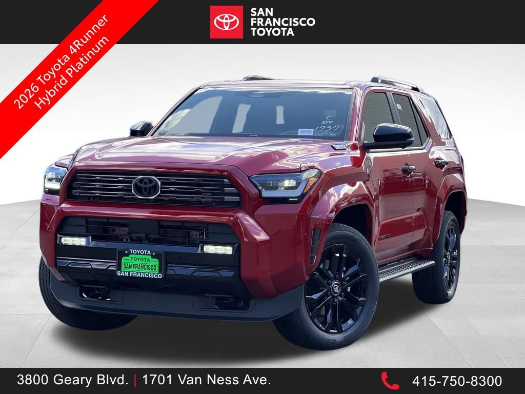 New 2026 Toyota 4Runner Platinum