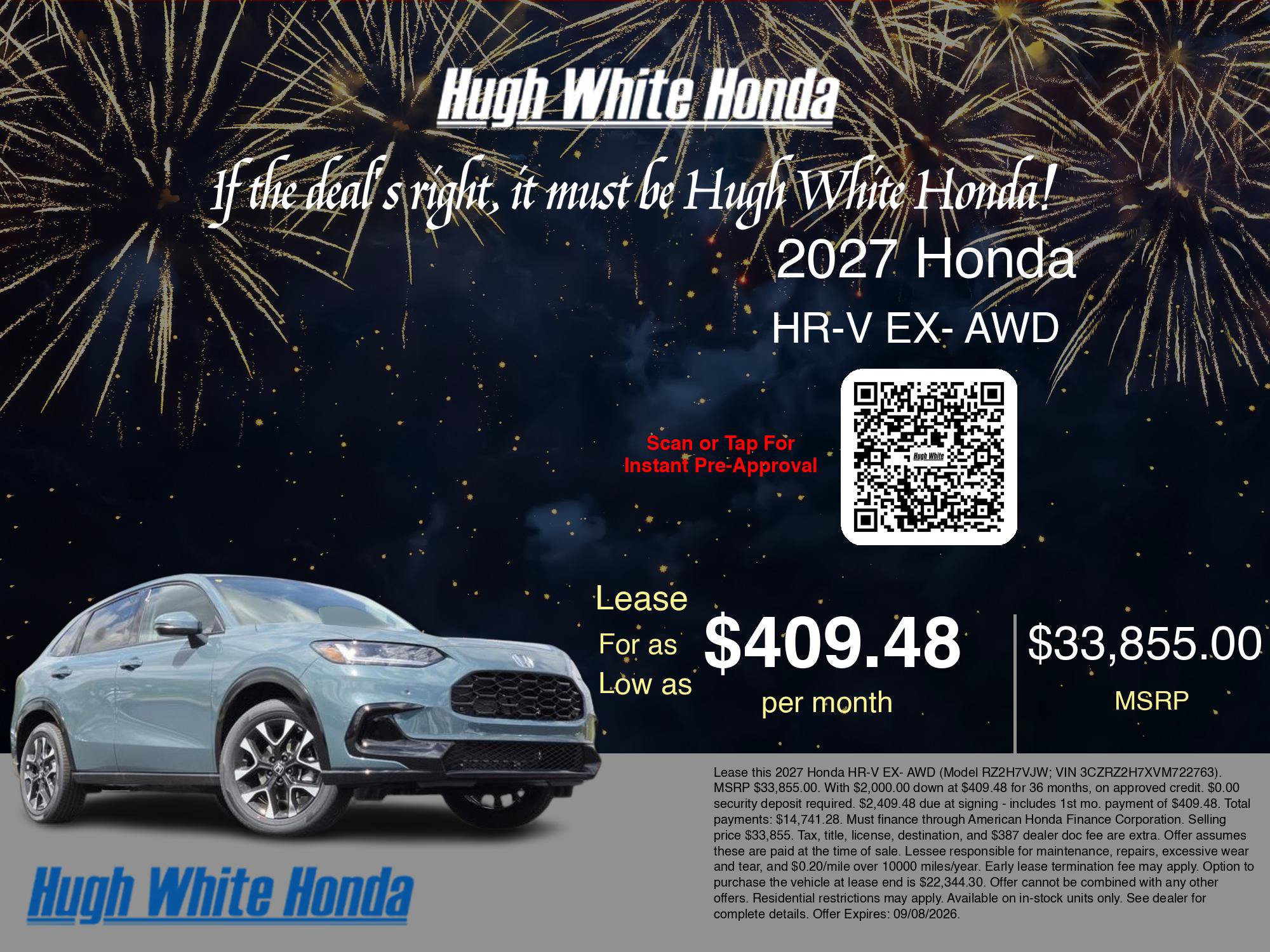 New 2027 Honda HR-V EX-L image 3