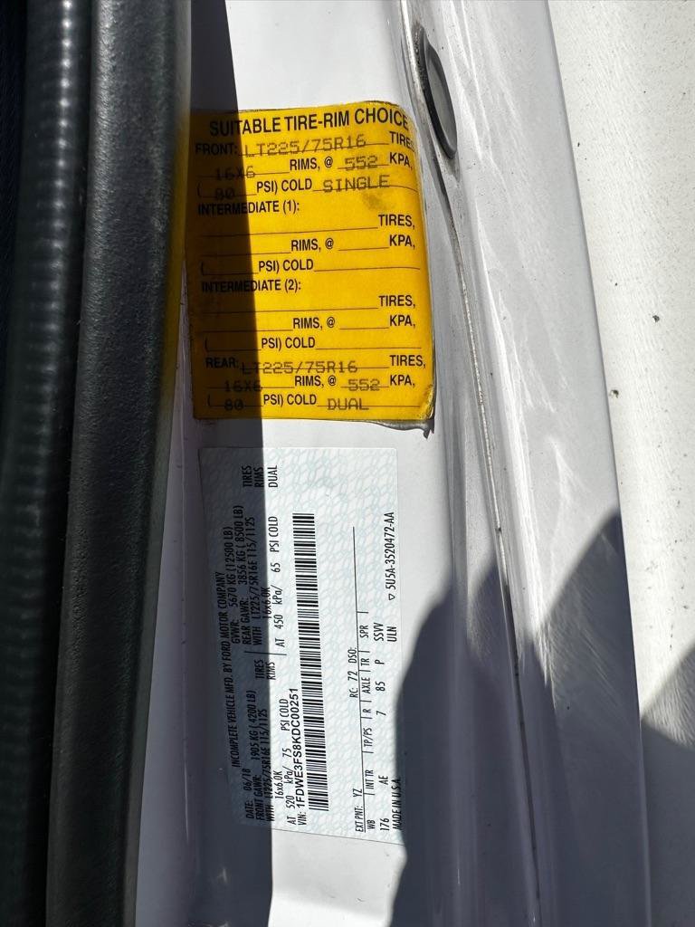 Used 2019 Ford E-350 and Econoline 350 Super Duty w/ Power Windows & Locks Group RWD image 18