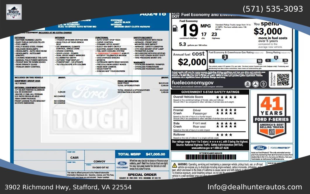 Used 2019 Ford F150 XLT AWD/4WD image 35