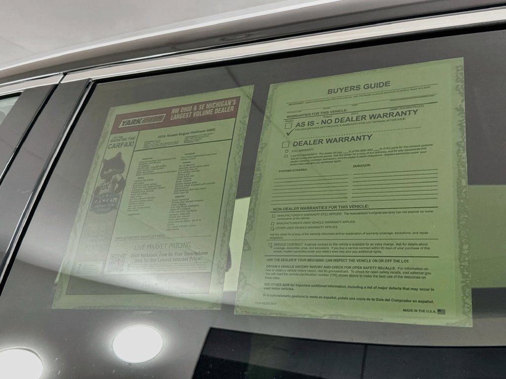 Certified 2024 Nissan Rogue Platinum AWD/4WD image 13