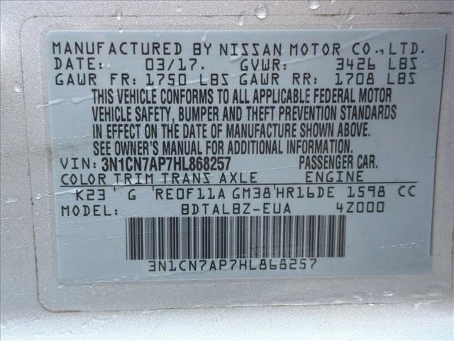 Used 2017 Nissan Versa SV FWD image 26