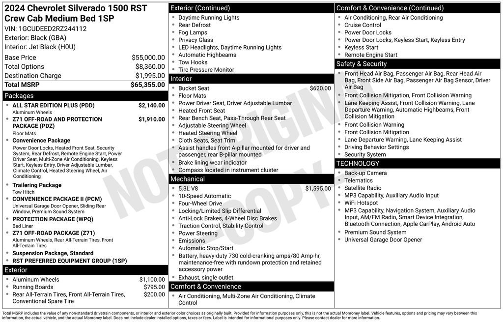 Used 2024 Chevrolet Silverado 1500 RST w/ All Star Edition Plus AWD/4WD image 3