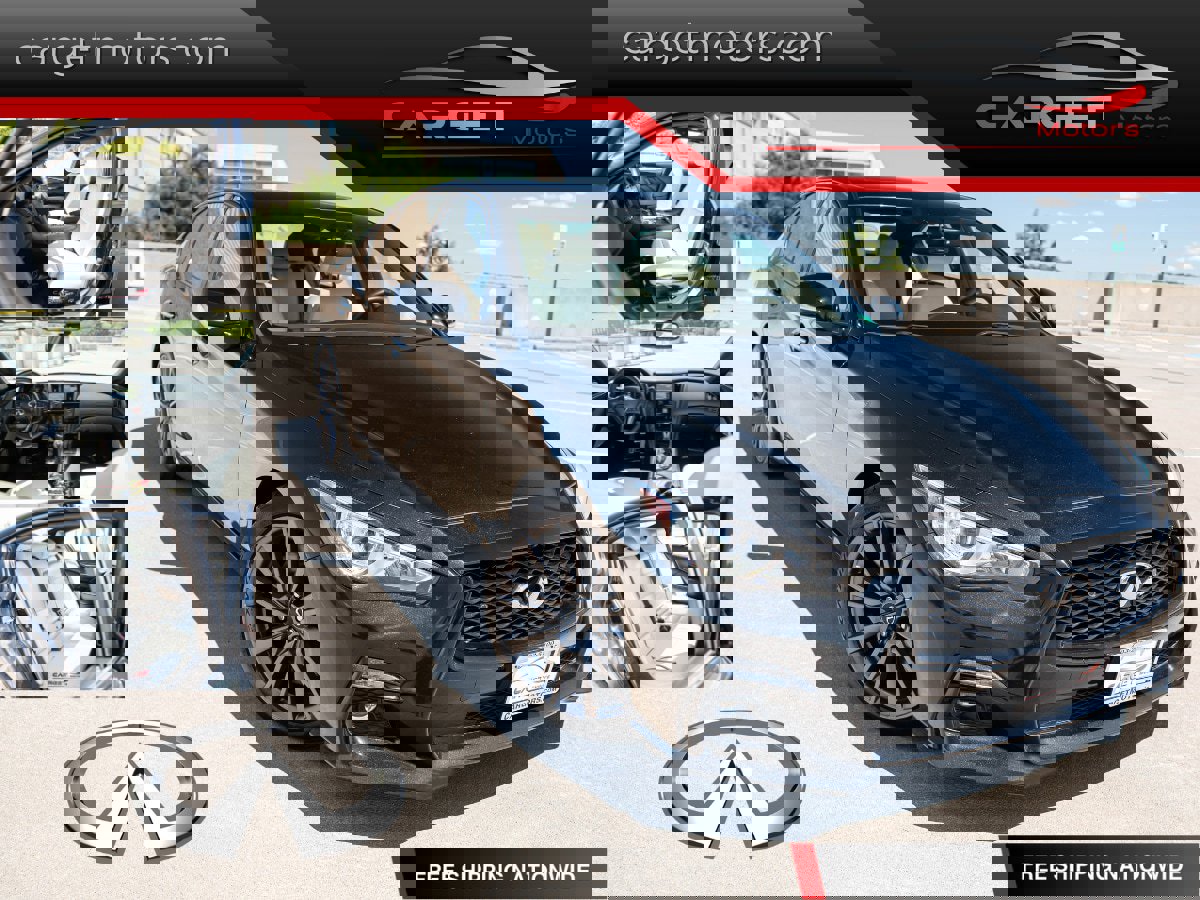 Used 2022 INFINITI Q50 Red Sport 400 image 1