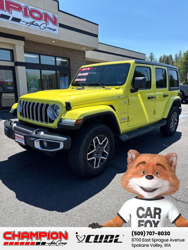 Used 2024 Jeep Wrangler Unlimited Sahara AWD/4WD image 1