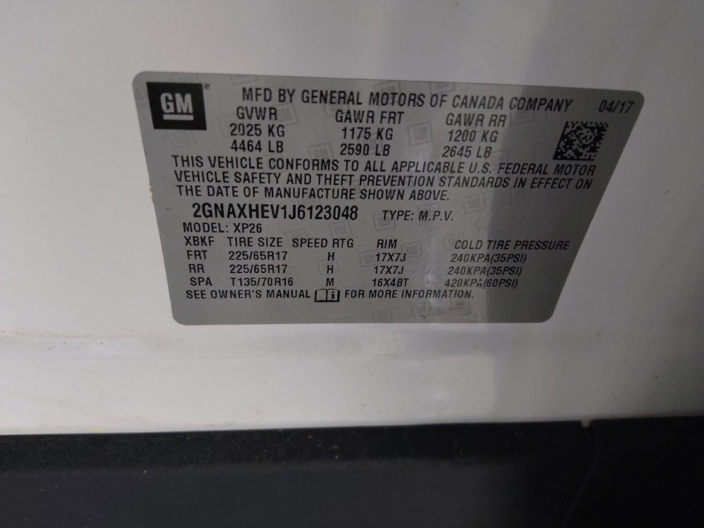 Used 2018 Chevrolet Equinox LS FWD image 33