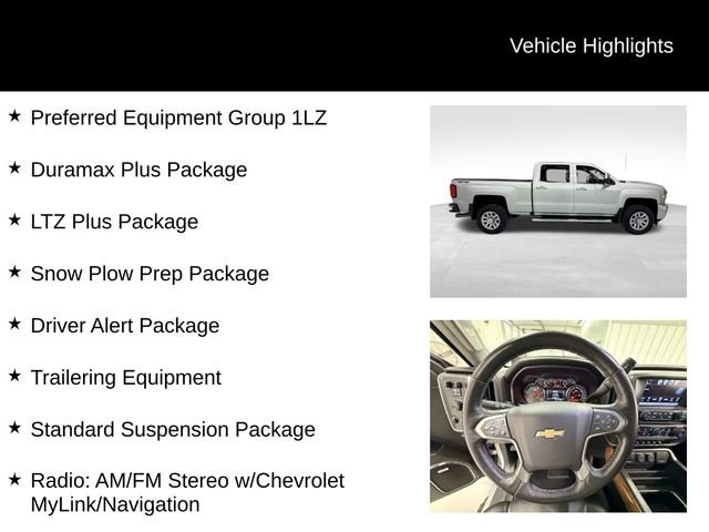 Certified 2018 Chevrolet Silverado 2500 LTZ w/ Duramax Plus Package image 17