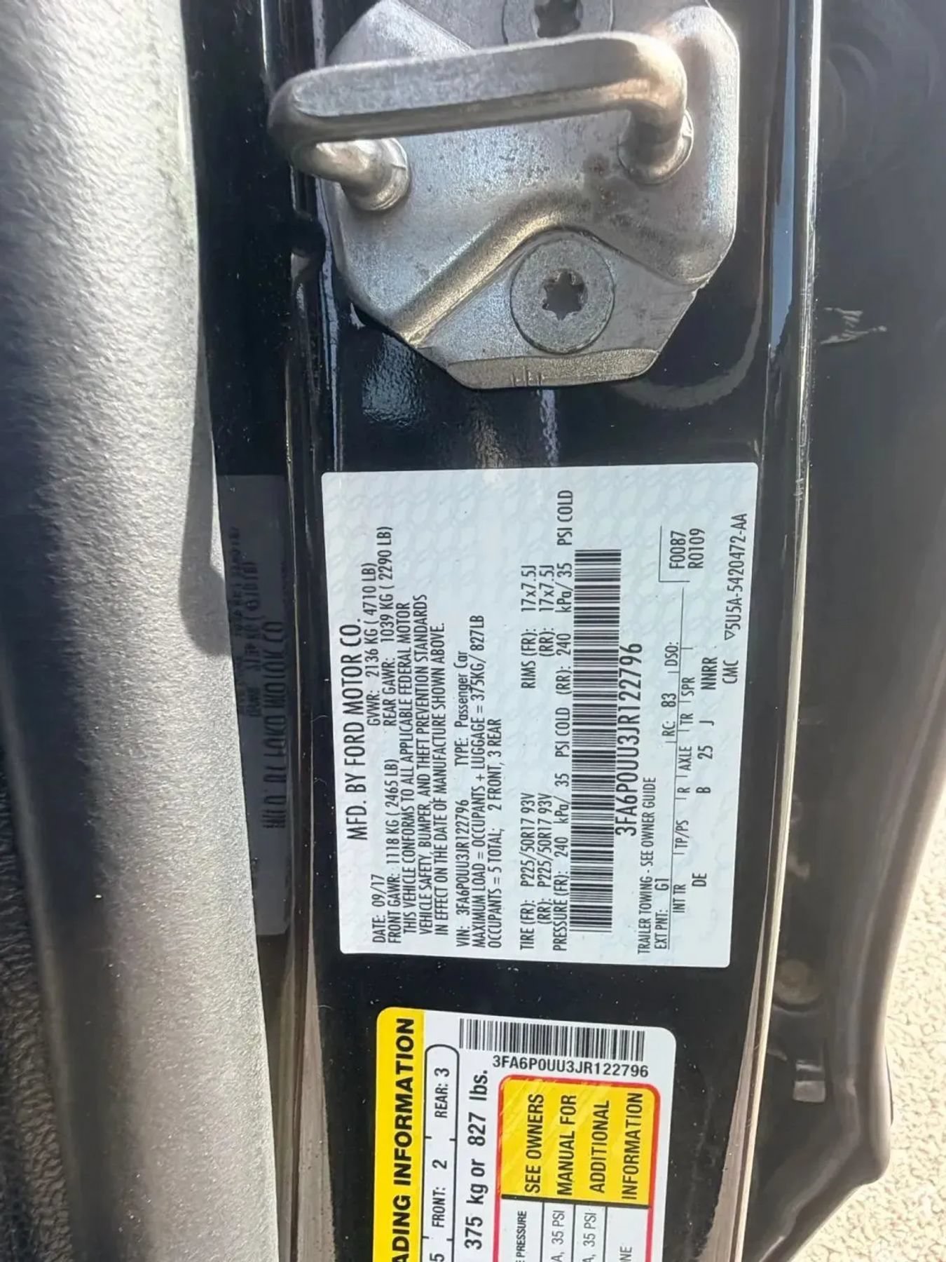 Used 2018 Ford Fusion S FWD image 10