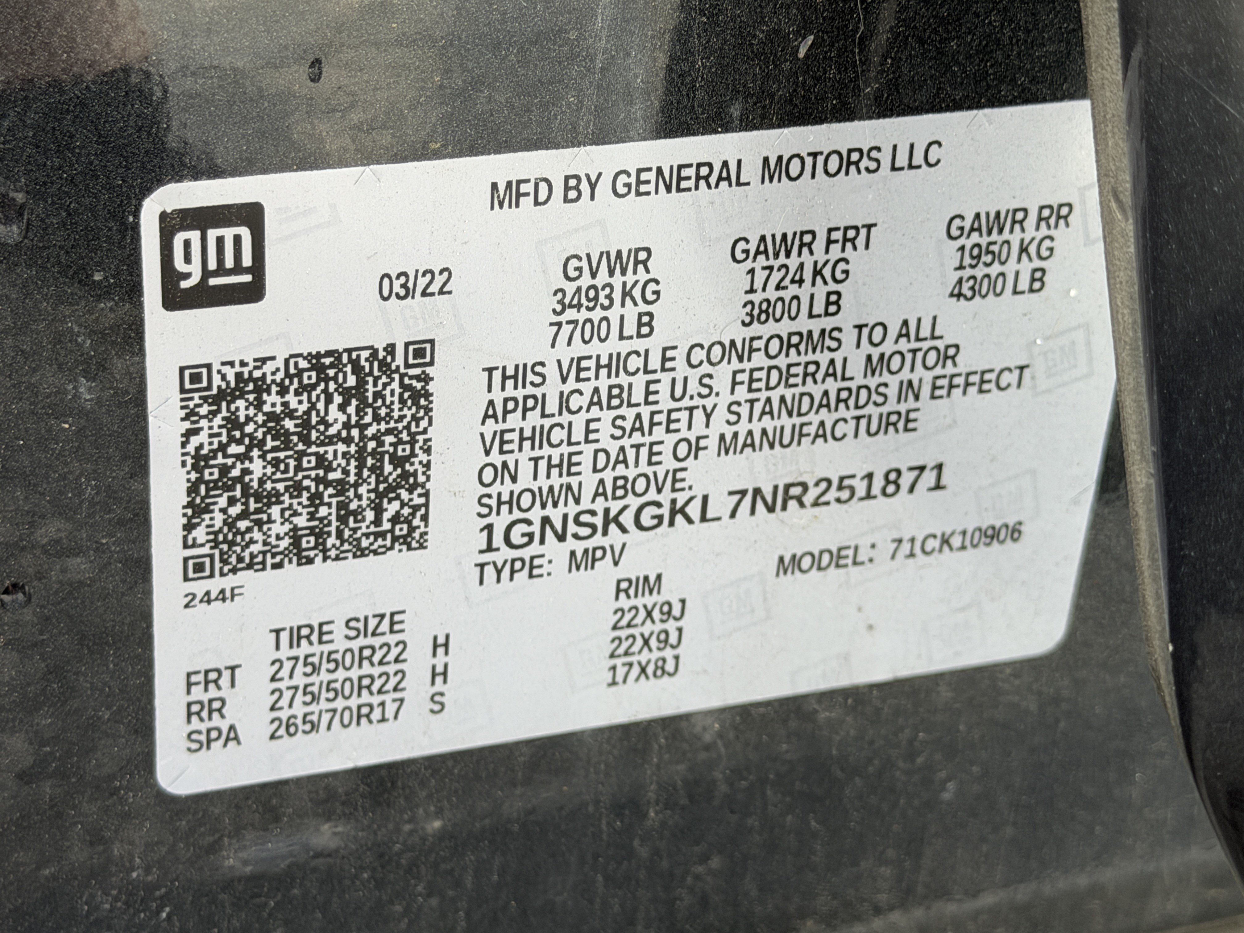 Used 2022 Chevrolet Suburban High Country AWD/4WD image 36