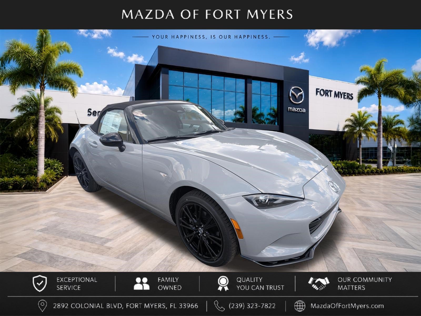 New 2026 MAZDA MX-5 Miata Club w/ Interior Package RWD image 1