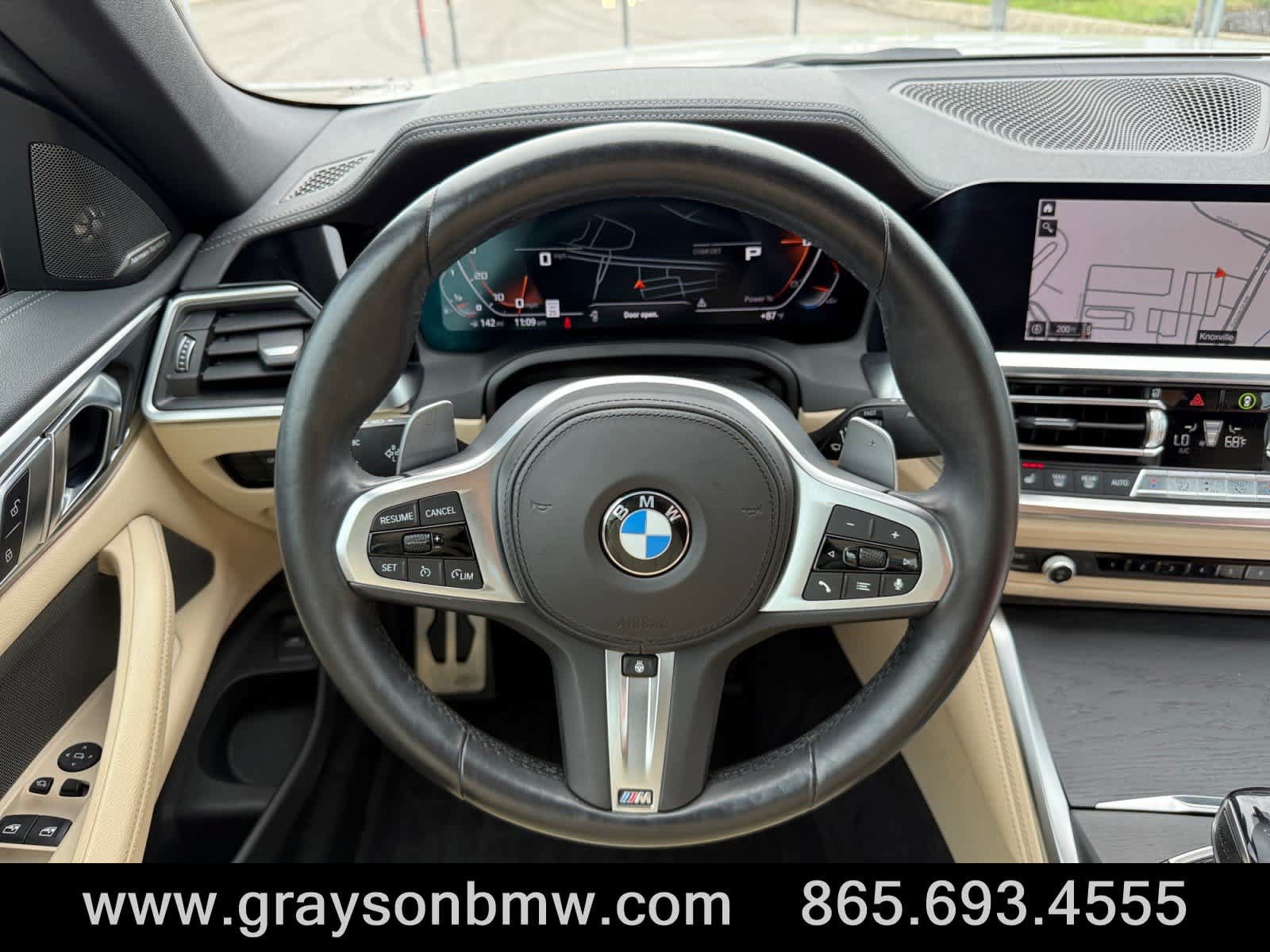 Used 2021 BMW M440i Convertible w/ Premium Package RWD image 26