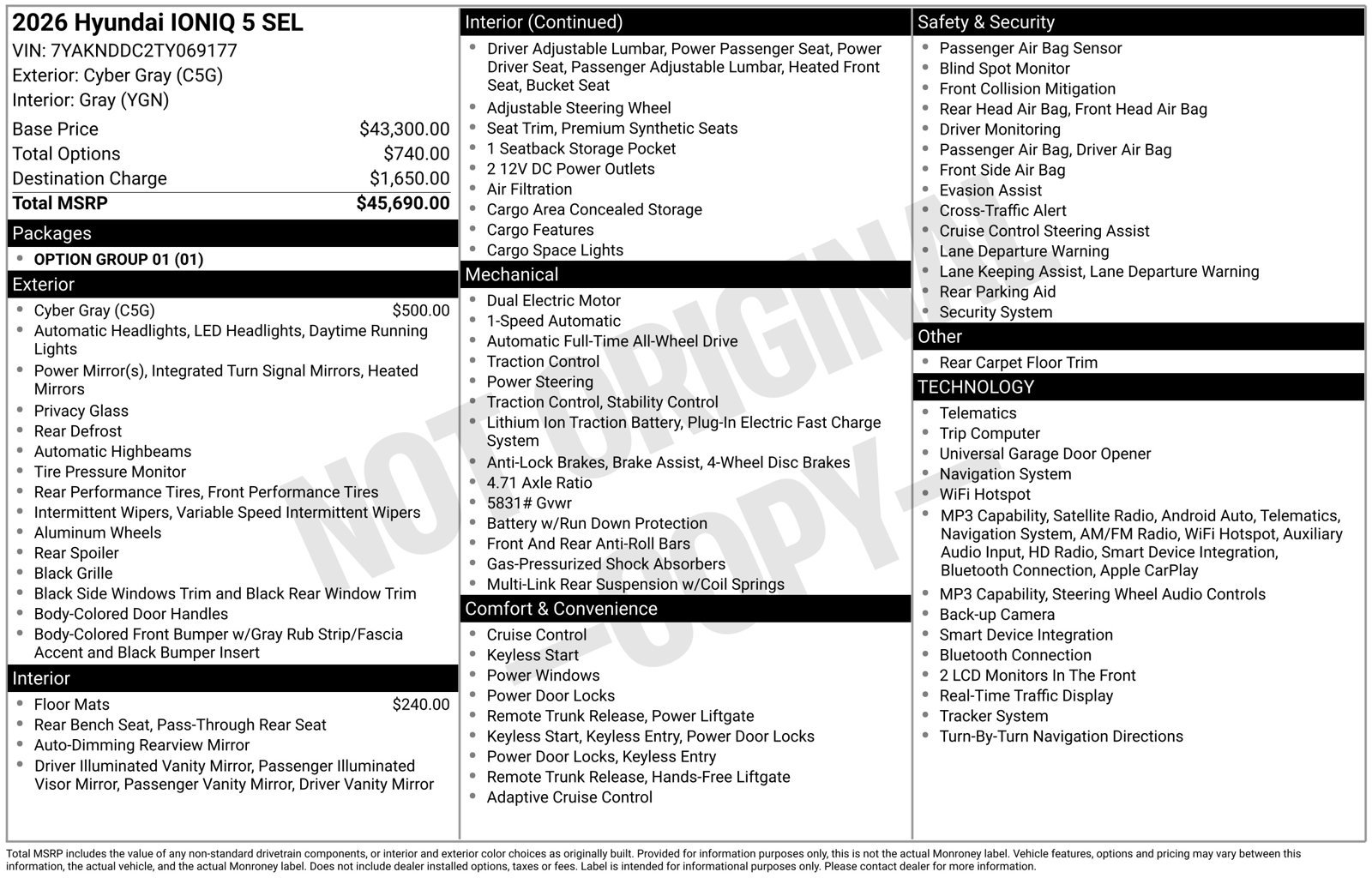 New 2026 Hyundai Ioniq 5 SEL AWD/4WD image 26