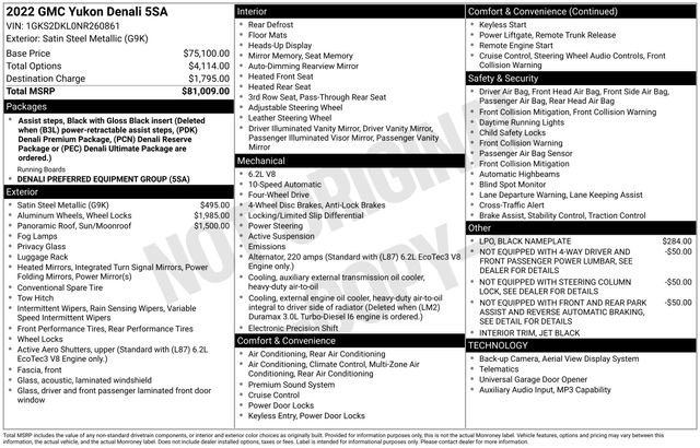 Used 2022 GMC Yukon Denali image 27