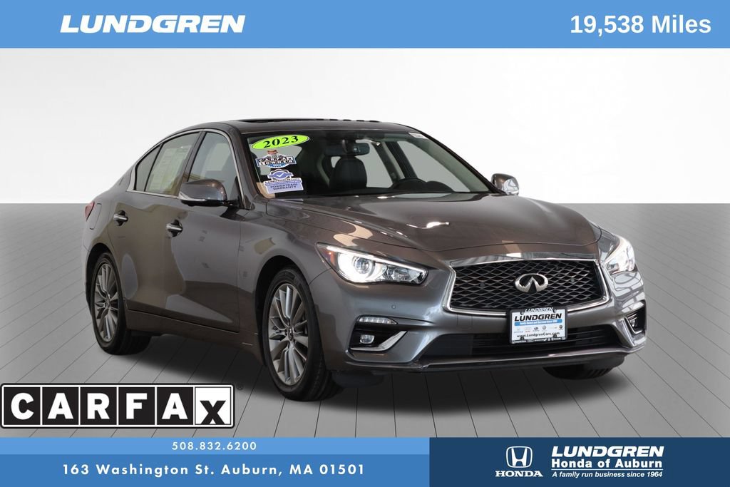 Used 2023 INFINITI Q50 Luxe w/ Cargo Package