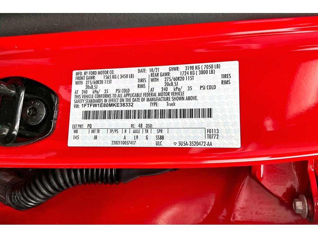 Used 2021 Ford F150 XL w/ STX Appearance Package image 32