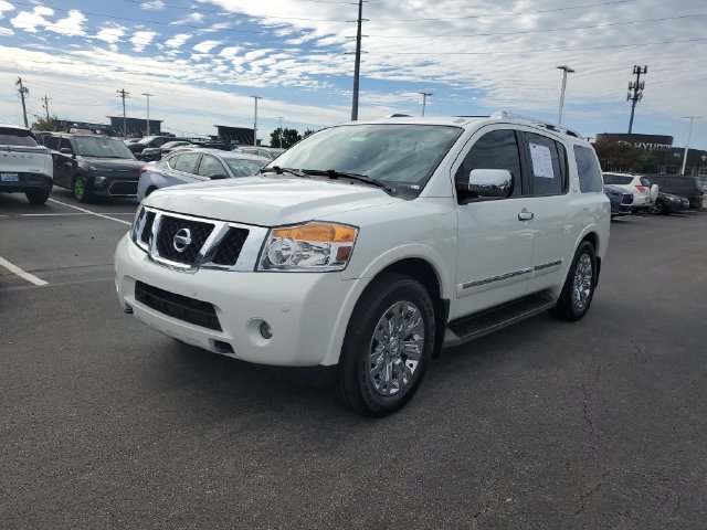 Used 2015 Nissan Armada Platinum w/ 2nd Row Captain Seat Package AWD/4WD image 2