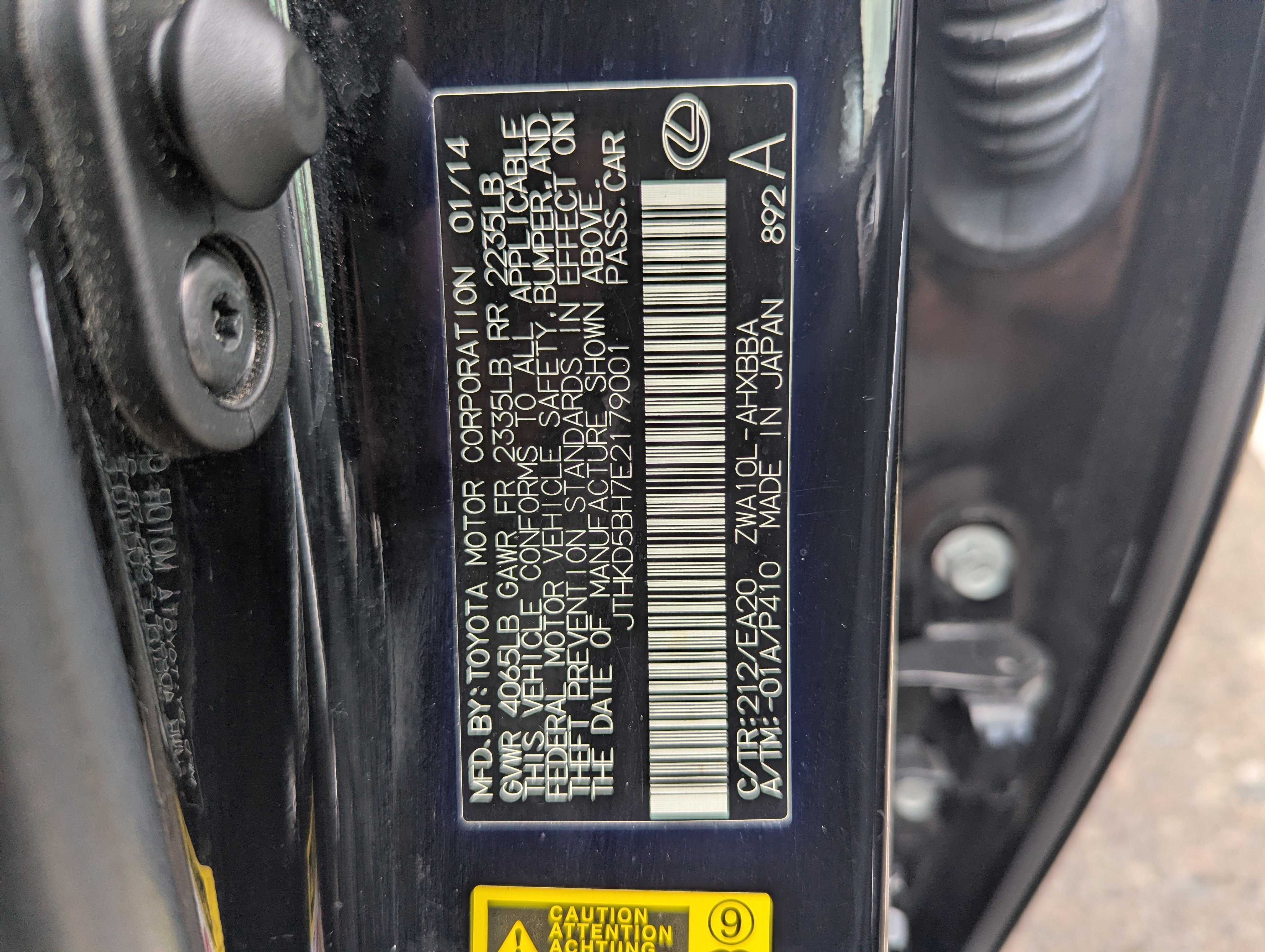 Used 2014 Lexus CT 200h image 30